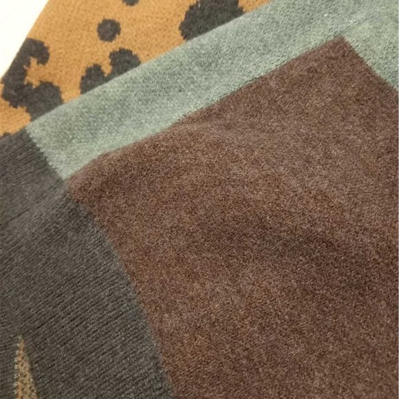 Spring Women Vintage Leopard Pullover and Sweaters - Picture 5 of 6